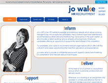 Tablet Screenshot of jowakerecruitment.com